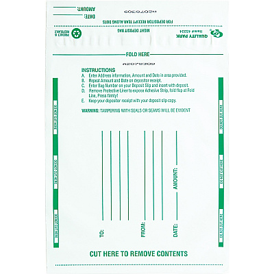 Quality Park Night Deposit Bags (QUA45224)
