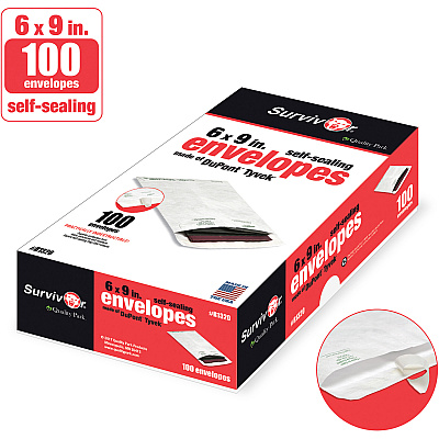 Survivor 6 x 9 Catalog Mailers with Self-Seal Closure (QUAR1320)