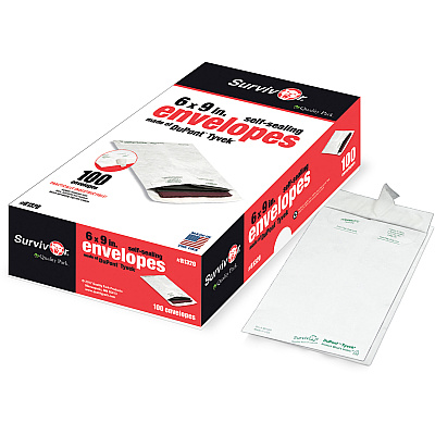 Survivor 6 x 9 Catalog Mailers with Self-Seal Closure (QUAR1320)