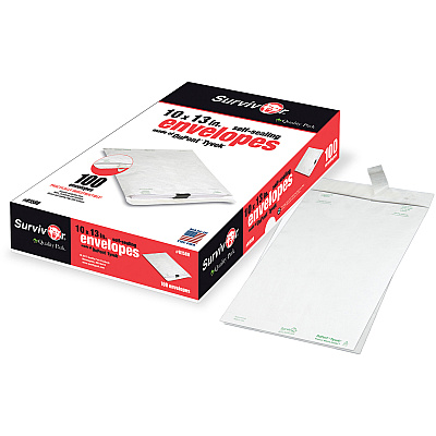 Survivor 10 x 13 DuPont Tyvek Catalog Mailer with Self-Sealing Closure (QUAR1580)