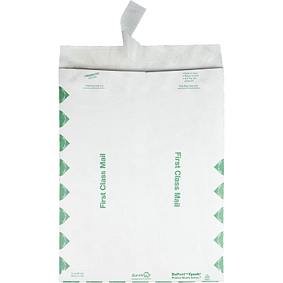 Survivor 10 x 13 DuPont Tyvek First Class Border Catalog Mailer with Self-Sealing Closure (QUAR1590)
