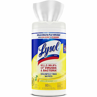 LYSOL Disinfecting Wipes (RAC77182CT)
