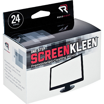 Read Right One Step CRT Screen Cleaning Wipes (REARR1209)