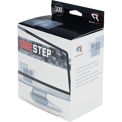 Advantus Read/Right One-Step Screen Cleaning Wipes (REARR1309)