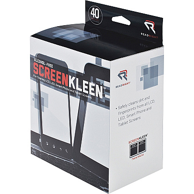 Read Right Alcohol-free LCD ScreenKleen Wipes (REARR1391)