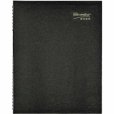 Brownline CoilPro 14-Month Monthly Planner, 11" x 8-1/2" , English (CB1262CBLK)