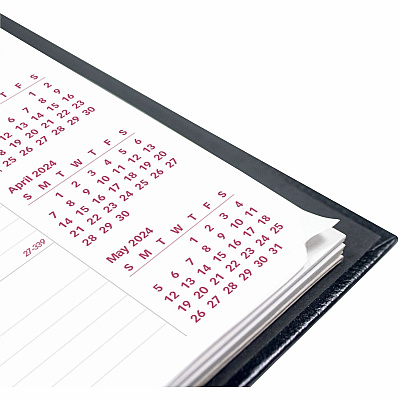 Brownline CoilPro 14-Month Monthly Planner, 11" x 8-1/2" , English (CB1262CBLK)