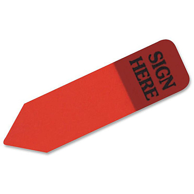 Redi-Tag Sign Here Arrow Flags Dispenser Refills (RTG91002)