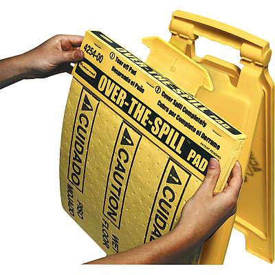 Rubbermaid Commercial Bilingual Over-The-Spill Pads (RCP4254)