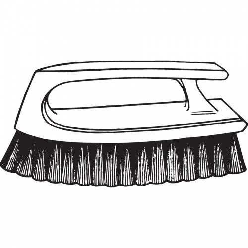 Rubbermaid Commercial Iron Handle Scrub Brush (6482COB)