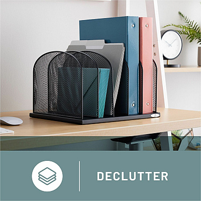 Safco Mesh Desk Organizers (SAF3256BL)