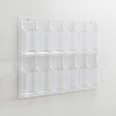 Safco 12 Pamphlet Pocket Display Rack (SAF5604CL)