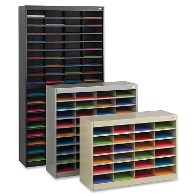 Safco E-Z Stor Steel Literature Organizers (SAF9211GRR)