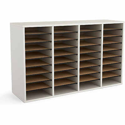 Safco Adjustable Shelves Literature Organizers (SAF9424GR)