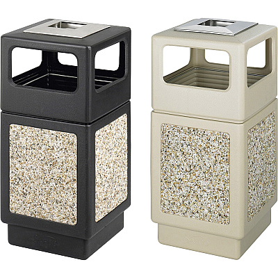 Safco Plastic/Stone Aggregate Receptacles (SAF9473NC)