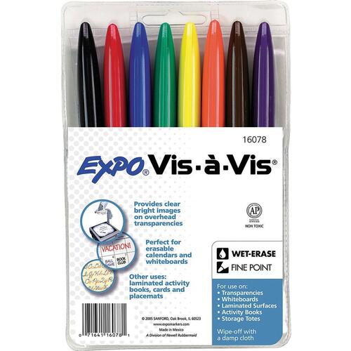 EXPO Vis-A-Vis Wet-Erase Markers (16078)