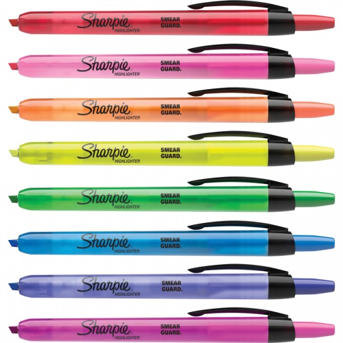Sharpie Smear Guard Retractable Highlighters (28101)