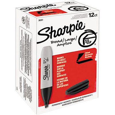 Sharpie Large Barrel Permanent Markers (SAN38201)