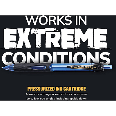Uni Power Tank Retractable Ballpoint Pens (UBC42071)