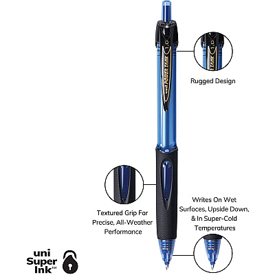 Uni Power Tank Retractable Ballpoint Pens (UBC42071)