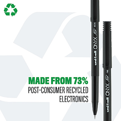 uniball Onyx Rollerball Pens (UBC60042)