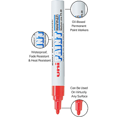 Uni Uni-Paint PX-20 Oil-Based Paint Marker (UBC63602)