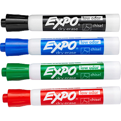 EXPO Large Barrel Dry-Erase Markers (SAN80074)