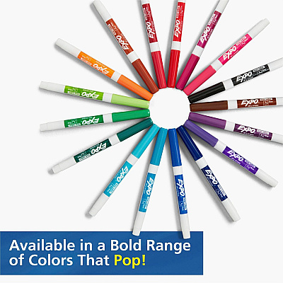 EXPO Low-Odor Dry-erase Markers (SAN86603A)