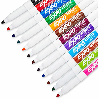 EXPO Low-Odor Dry-erase Markers (SAN86603A)