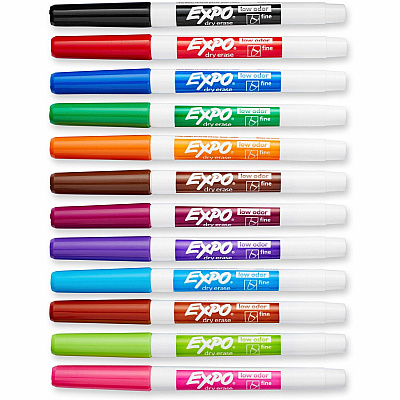 EXPO Low-Odor Dry-erase Markers (SAN86603A)