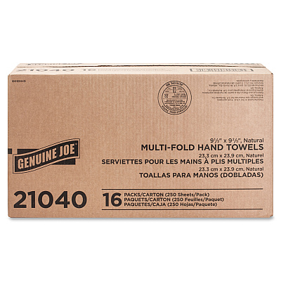Genuine Joe Multifold Natural Towels (GJO21040)