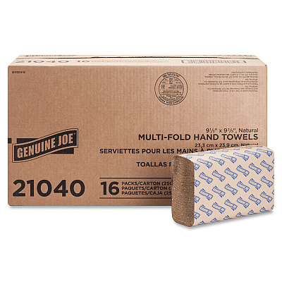 Genuine Joe Multifold Natural Towels (GJO21040)