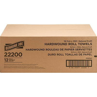 Genuine Joe Embossed Hardwound Roll Towels (GJO22200)