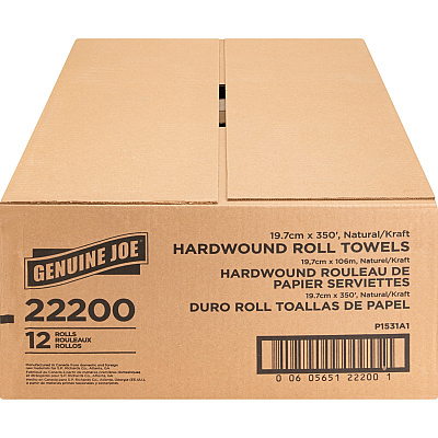Genuine Joe Embossed Hardwound Roll Towels (GJO22200)