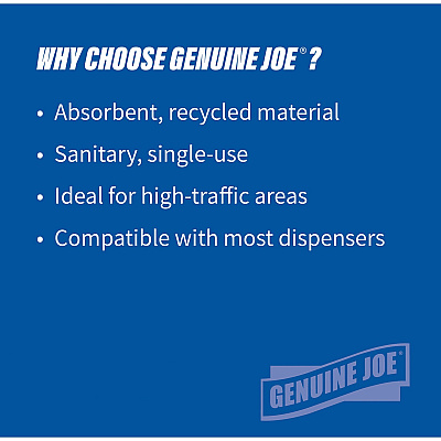 Genuine Joe Hardwound Roll Paper Towels (GJO22300)