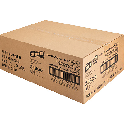 Genuine Joe Embossed Hardwound Roll Towels (GJO22600)