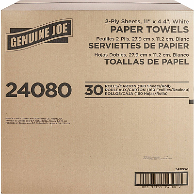 Genuine Joe Kitchen Roll Flexible Size Towels (GJO24080)
