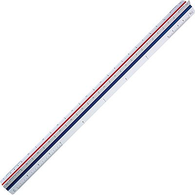 Staedtler 12" Triangular Engineer Scale (STD9871834BK)