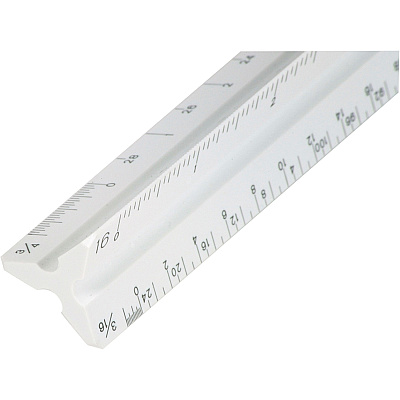 Staedtler Student Series 12" Triangular Scale (STD9871931BK)