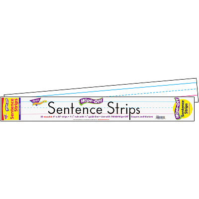 TREND Wipe-Off Sentence Strips (TEPT4001)