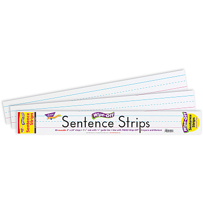 TREND Wipe-Off Sentence Strips (TEPT4001)
