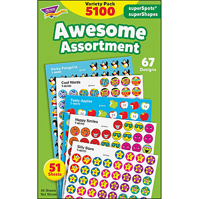 TREND Awesome Assortment Stickers (TEPT46826)