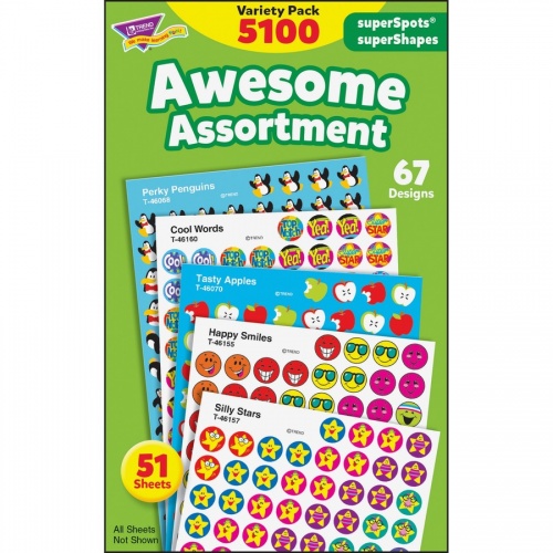 TREND Awesome Assortment Stickers (T46826)