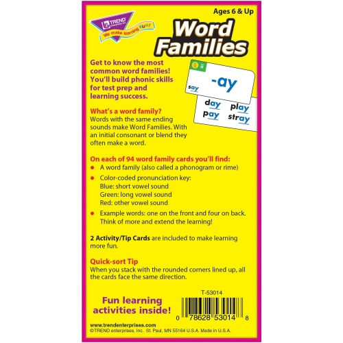 TREND Word Skill Building Flash Cards (T53014)