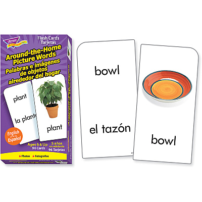 TREND English/Spanish Picture Words Flash Cards (TEPT53015)