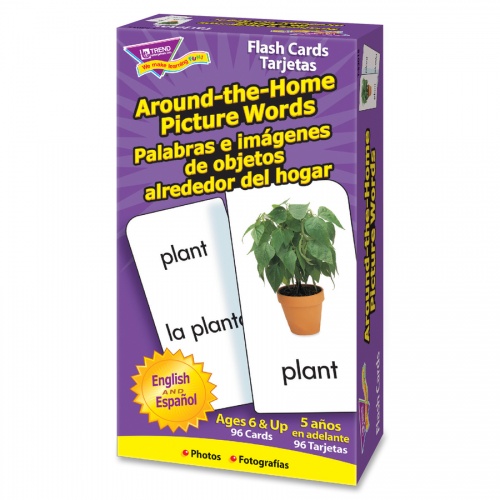TREND English/Spanish Picture Words Flash Cards (T53015)