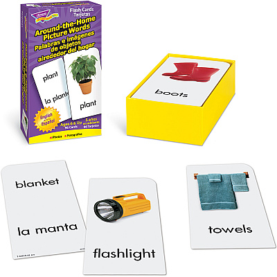 TREND English/Spanish Picture Words Flash Cards (TEPT53015)