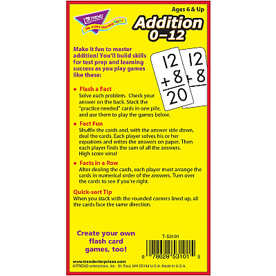 TREND Math Flash Cards (TEPT53101)