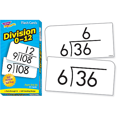 TREND Division 0-12 Flash Cards (TEPT53106)