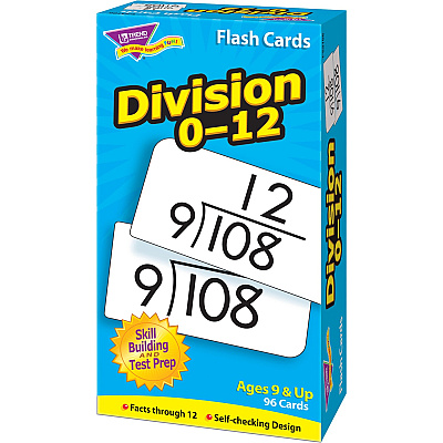 TREND Division 0-12 Flash Cards (TEPT53106)